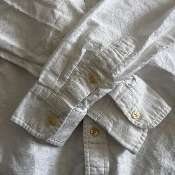 Ralph Lauren Polo Cotton Oxford White Dress Shirt - Youth Size 10 - Picture 3 of 8